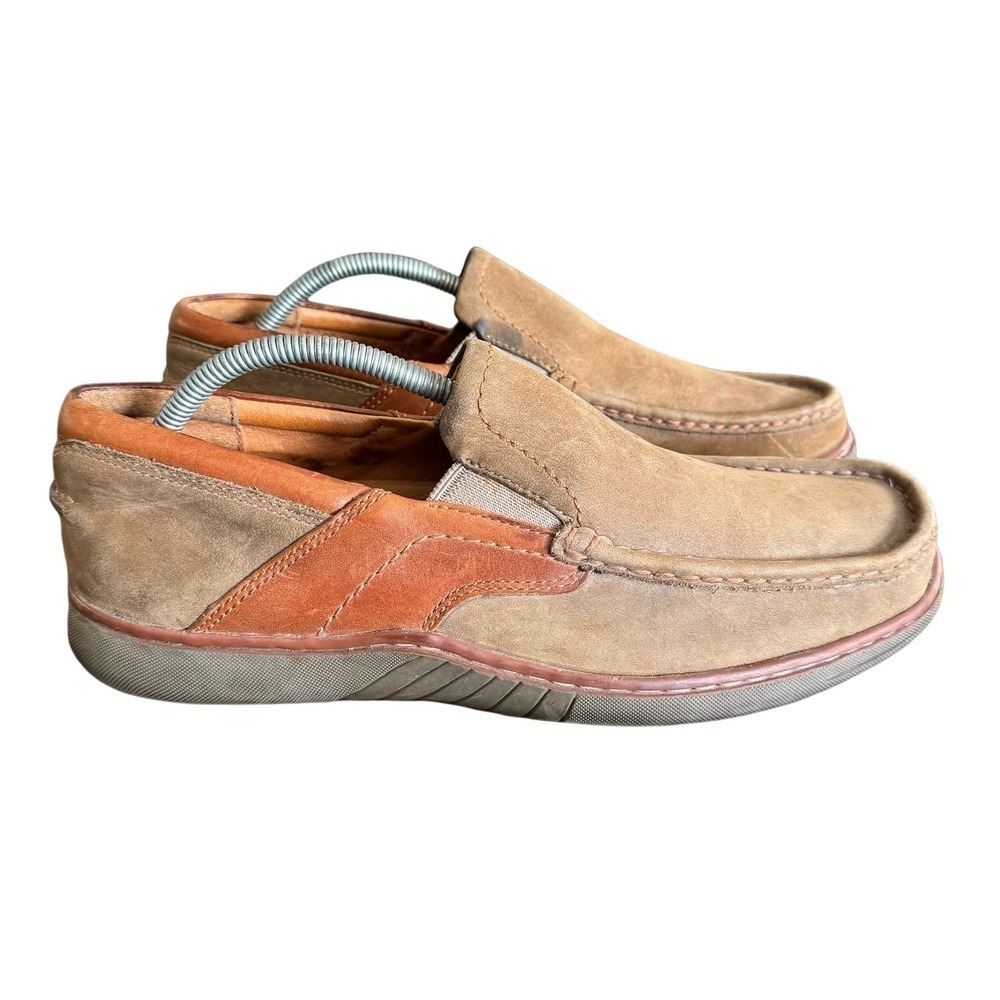 Tommy Bahama Leather Slip-On Loafer Boat Shoes Mens Size 11.5
